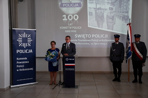 Kolbuszowscy Policjanci podczas obchodów swojego święta