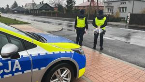 policjanci podczas akcji