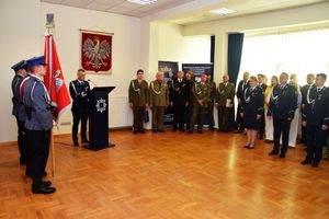 Aula na której znajdują się zaproszeni goście w związku z obchodami Święta Policji