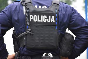 Kamizelka z napisem Policja