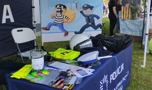 Stoisko Komendy Powiatowej Policji w Jarosławiu