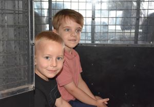 Chłopcy w radiowozie