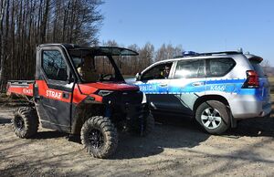 Pojazd terenowy i radiowóz