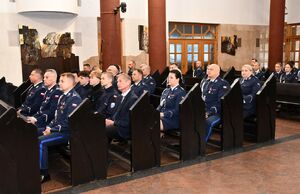 Policjanci w kościele