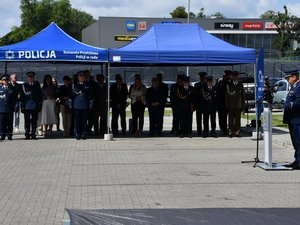 funkcjonariusze podczas Święta Policji