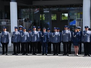 funkcjonariusze podczas Święta Policji