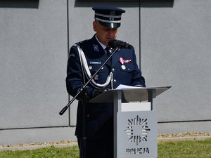 funkcjonariusze podczas Święta Policji