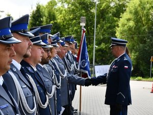 funkcjonariusze podczas Święta Policji