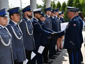 funkcjonariusze podczas Święta Policji