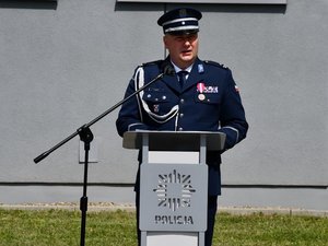 funkcjonariusze podczas Święta Policji