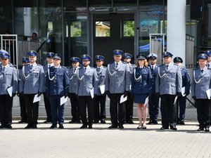 funkcjonariusze podczas Święta Policji