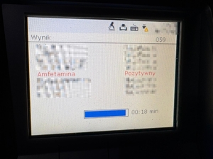 Pozytywny wynik badania na amfetaminę