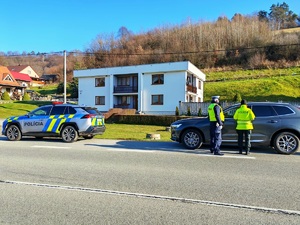 Polsko-słowacki patrol wykonujący zadania na Słowacji