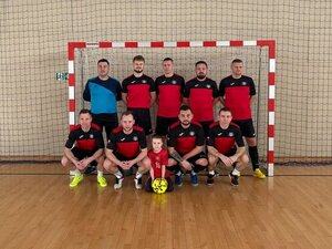 Jasielscy policjanci podczas finału II Podkarpackich Mistrzostwach Policji w Piłce Halowej