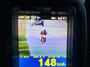 Zarejestrowane przekroczenie prędkości