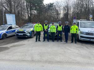Jasielscy i słowaccy policjanci podczas wspólnej służby