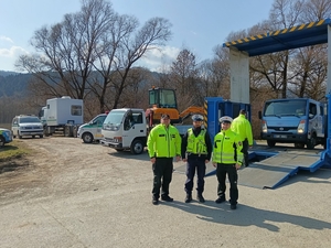 Jasielscy i słowaccy policjanci podczas wspólnej służby