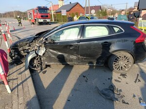 Uszkodzone Volvo