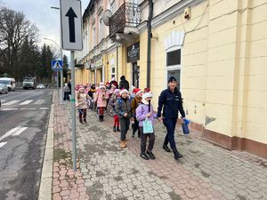 akcja &quot;Odblaskowy Mikołaj&quot; na ulicach Leska