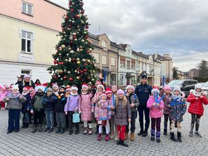 akcja &quot;Odblaskowy Mikołaj&quot; na ulicach Leska