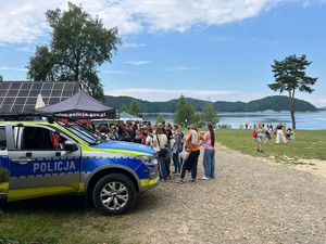 działania profilaktyczne nad wodami Jeziora Solińskiego w Polańczyku