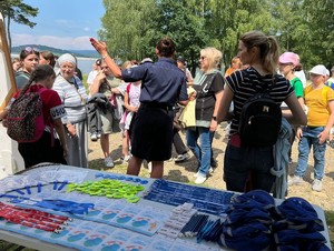 działania profilaktyczne nad wodami Jeziora Solińskiego w Polańczyku