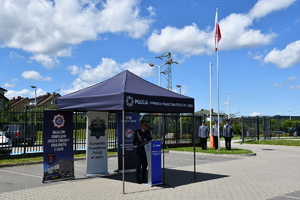 uroczystość Święta Policji w Komendzie Powiatowej Policji w Lesku