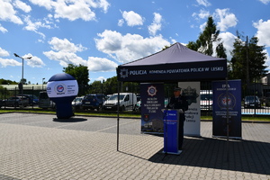 uroczystość Święta Policji w Komendzie Powiatowej Policji w Lesku