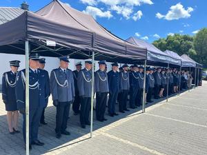 uroczystość Święta Policji w Komendzie Powiatowej Policji w Lesku