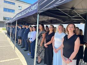 uroczystość Święta Policji w Komendzie Powiatowej Policji w Lesku