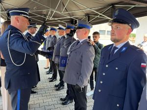 uroczystość Święta Policji w Komendzie Powiatowej Policji w Lesku
