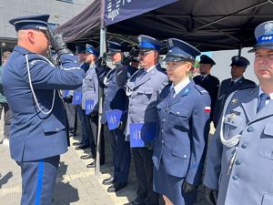 uroczystość Święta Policji w Komendzie Powiatowej Policji w Lesku