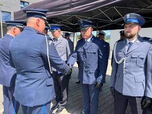 uroczystość Święta Policji w Komendzie Powiatowej Policji w Lesku