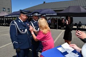 uroczystość Święta Policji w Komendzie Powiatowej Policji w Lesku