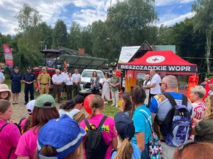 piknik profilaktyczny "Kreci mnie bezpieczeństwo w lecie" w Polańczyku, sobota 2 sierpnia 2025