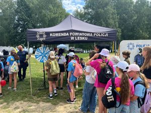 piknik profilaktyczny "Kreci mnie bezpieczeństwo w lecie" w Polańczyku, sobota 2 sierpnia 2025