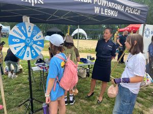 piknik profilaktyczny "Kreci mnie bezpieczeństwo w lecie" w Polańczyku, sobota 2 sierpnia 2025