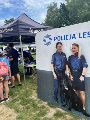 piknik profilaktyczny "Kreci mnie bezpieczeństwo w lecie" w Polańczyku, sobota 2 sierpnia 2025