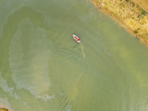 Zdjęcia przedstawiają przebieg ćwiczeń "Leżajsk 2025", w których udział wzięli służby mundurowe. Wydarzenie odbyło się na żwirowni w Łętowni. Na zdjęciach widoczni są strażacy z Państwowej Straży Pożarnej, z Ochotniczych Straży Pożarnych, Wojsk Obrony Terytorialnej, Policjanci oraz inni funkcjonariusze.