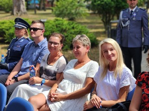 Uczestnicy obchodów Święta Policji w Mieleckiej jednostce policji