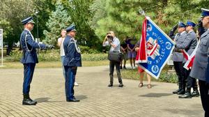 Uczestnicy obchodów Święta Policji w Mieleckiej jednostce policji