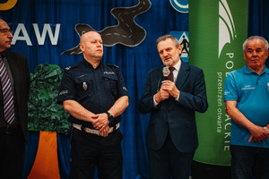 Wojewódzki Finał Turnieju Bezpieczeństwa w Ruchu Drogowym uczestnicy policjanci i organizatorzy
