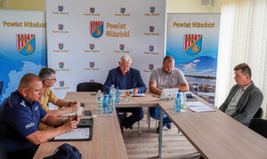 posiedzenie powiatowego centrum zarządzania kryzyzsowego