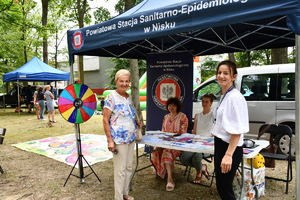 piknik mundurowy w parku miejskim pokaz sprzętu służb mundurowych