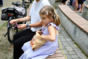 piknik mundurowy w parku miejskim pokaz sprzętu służb mundurowych