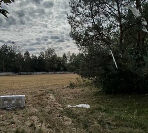 Balon i jego szczątki