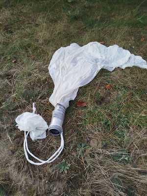 Balon i jego szczątki