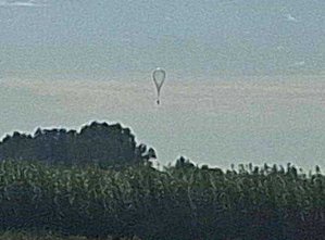 Balon i jego szczątki