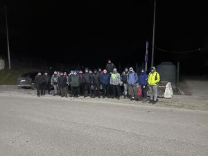 marsz charytatywny z udziałem funkcjonariuszy KMP