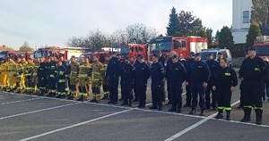 Wspólne działania policji i straży pożarnej